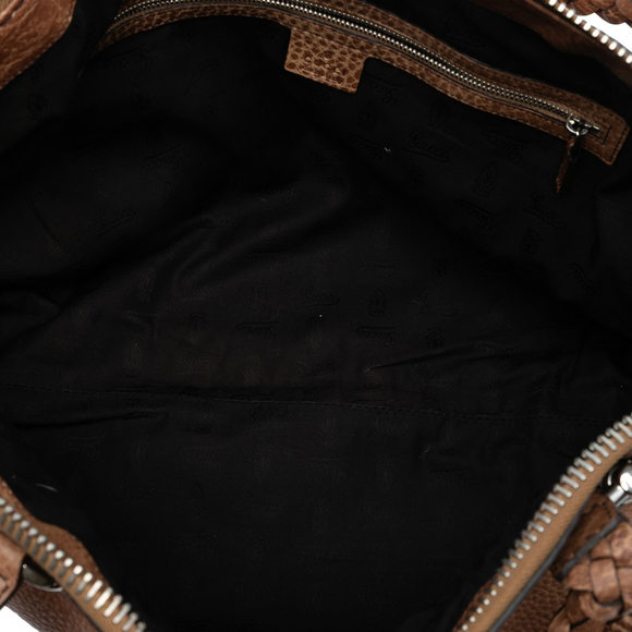 Pre-Loved Gucci Medium Leather Bamboo Bar Tote - Picture 4 of 7